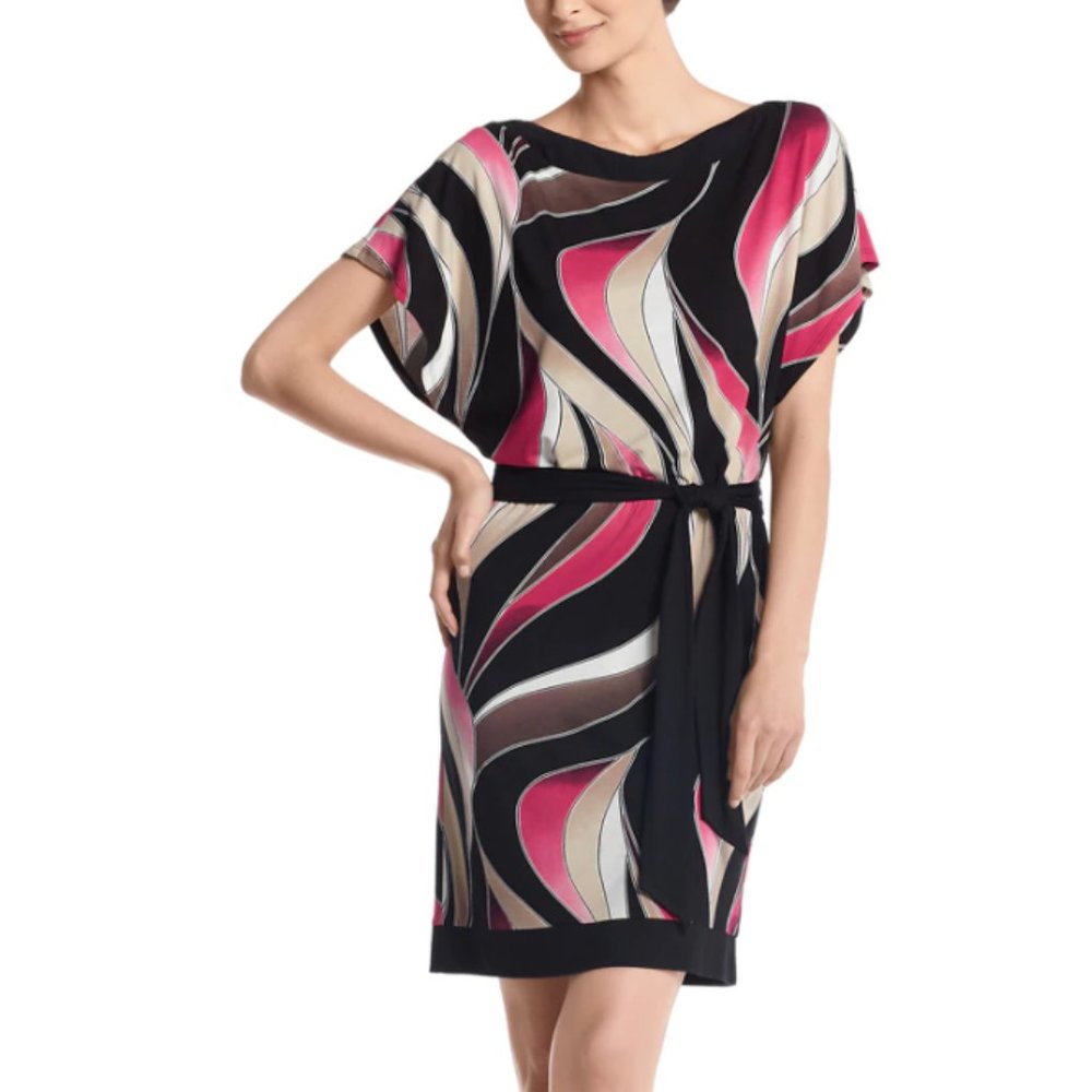 WHBM Swirl Print Chemise Dress